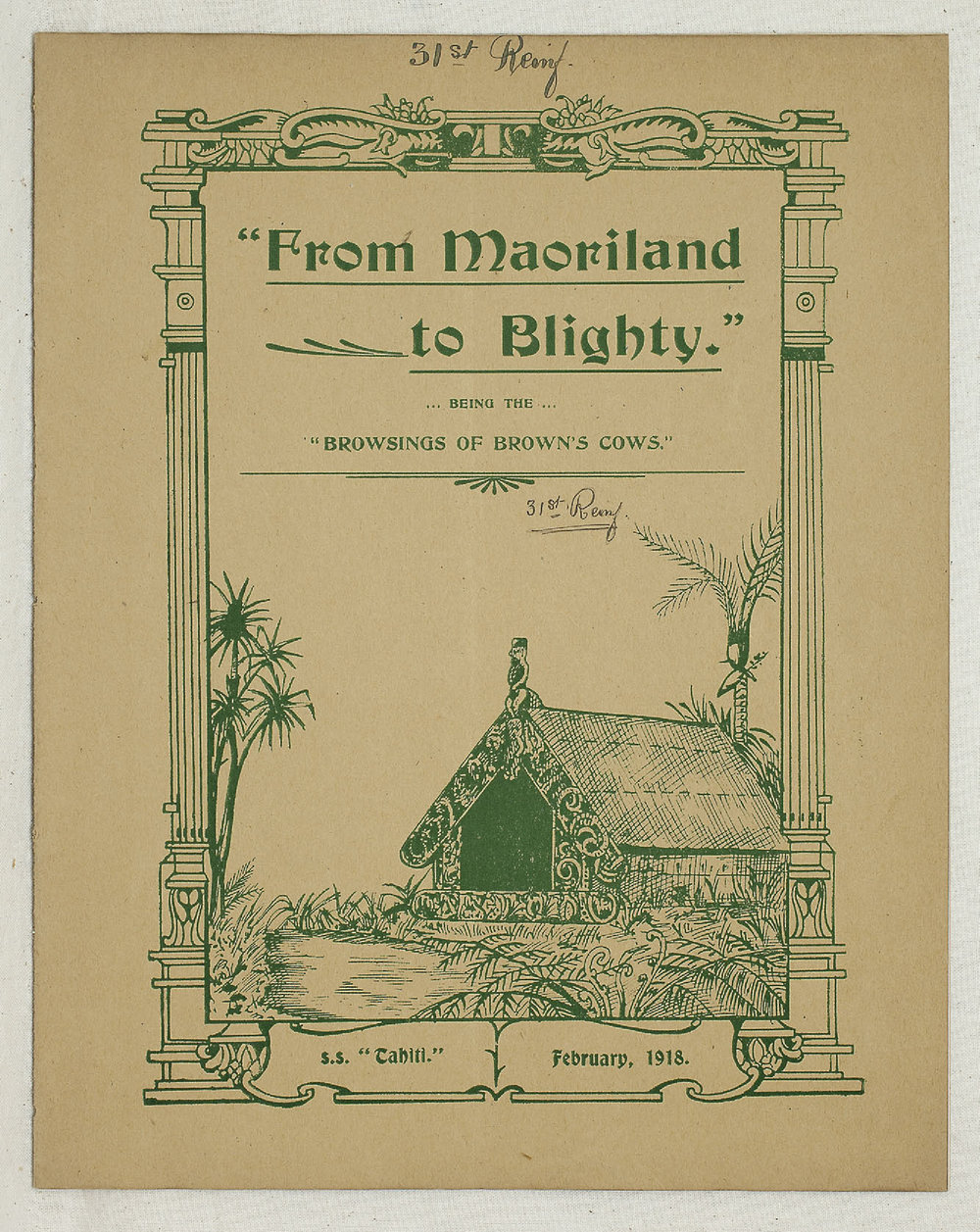 From Maoriland to Blighty