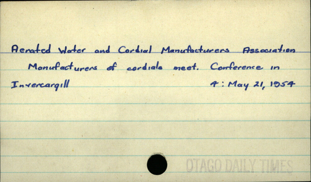 Aerated Water and Cordial Manufacturers Association