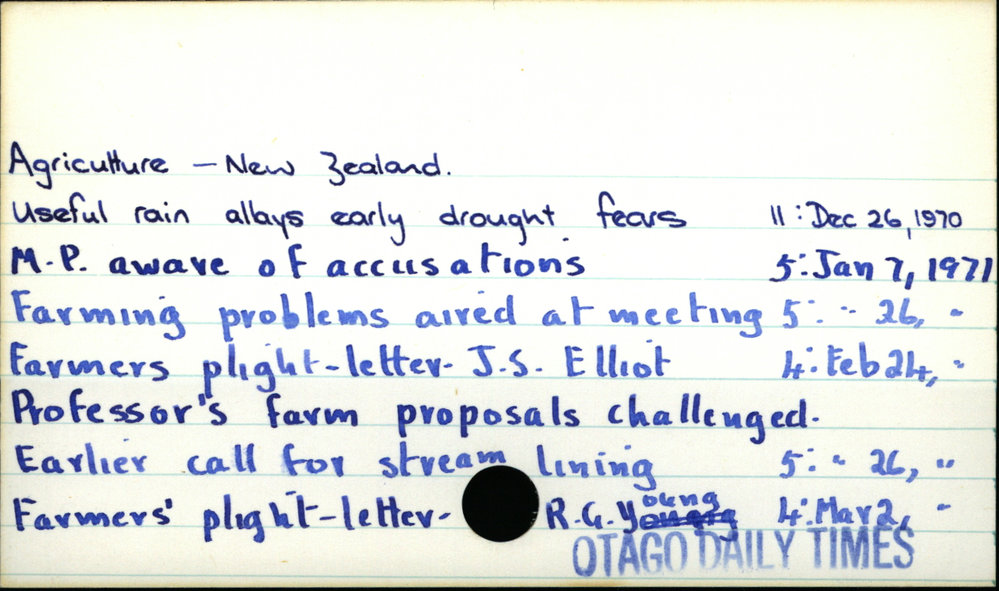 Agriculture - New Zealand 