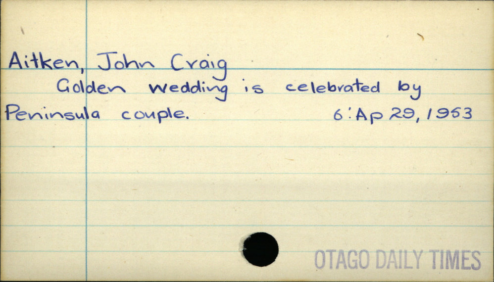 Aitken, John Craig 