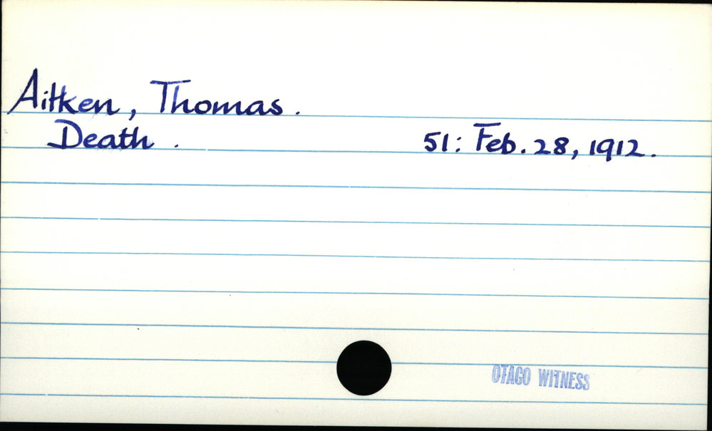 Aitken, Thomas