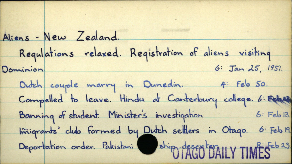 Aliens - New Zealand 