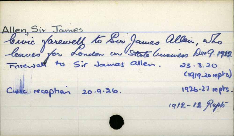 Allen, Sir James 