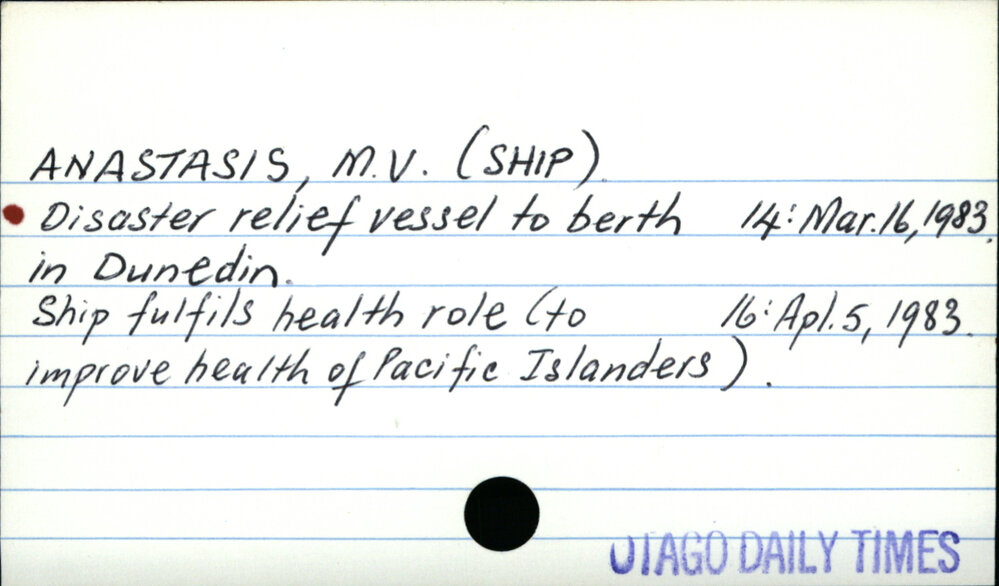 Anastasis, MV (ship)