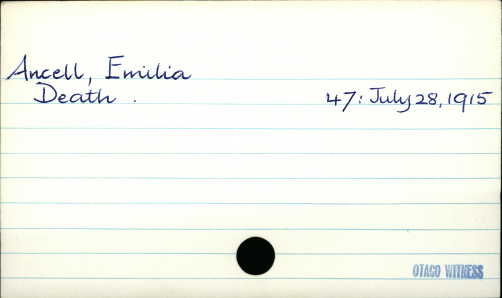 Ancell, Emilia