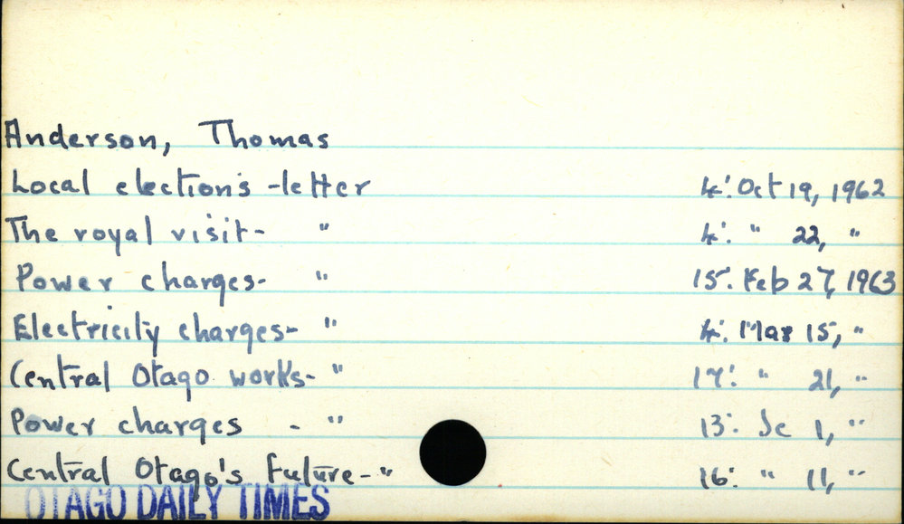 Anderson, Thomas