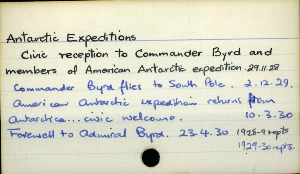 Antarctic Expeditions 