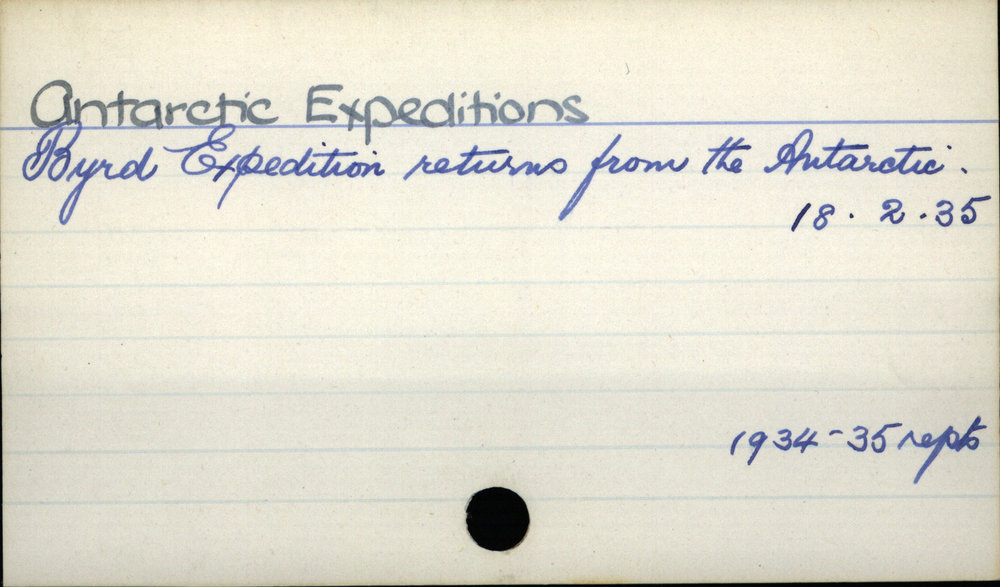 Antarctic Expeditions