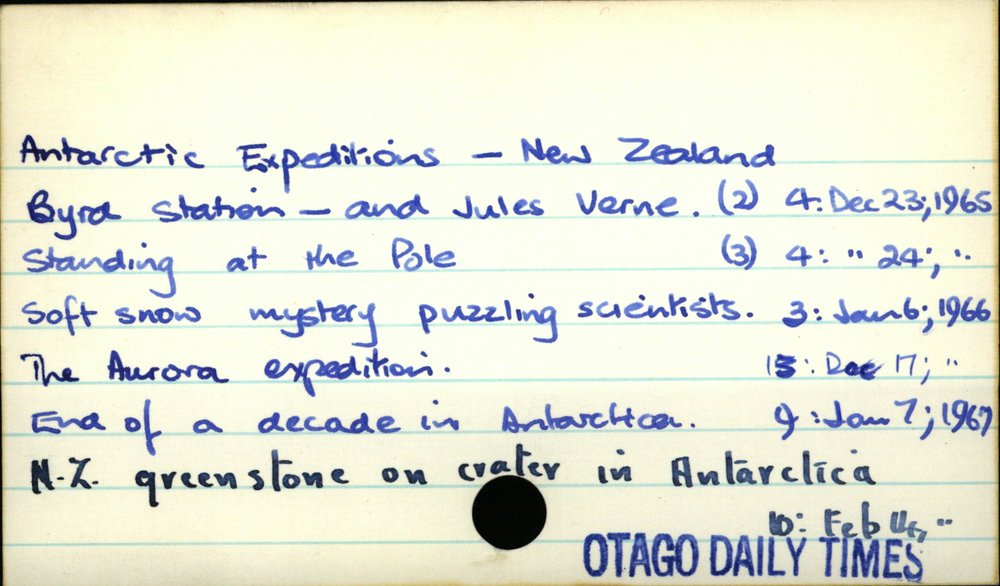 Antarctic Expeditions - New Zealand