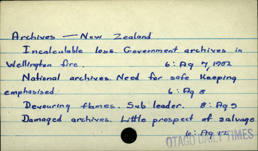 Archives - New Zealand 