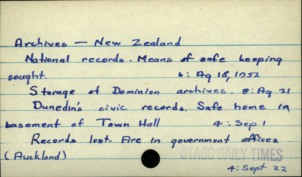 Archives - New Zealand 