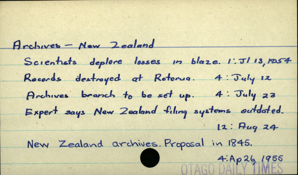 Archives - New Zealand 