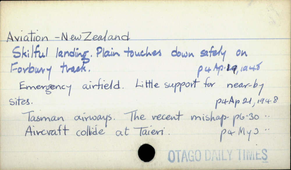 Aviation - New Zealand 