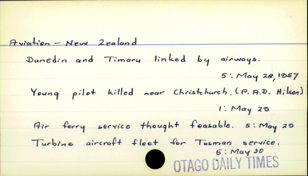 Aviation - New Zealand 