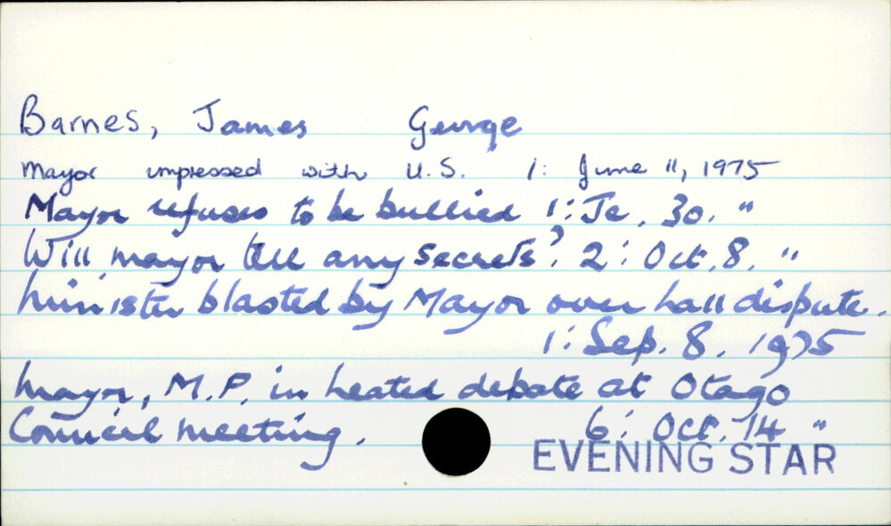 Barnes, James George