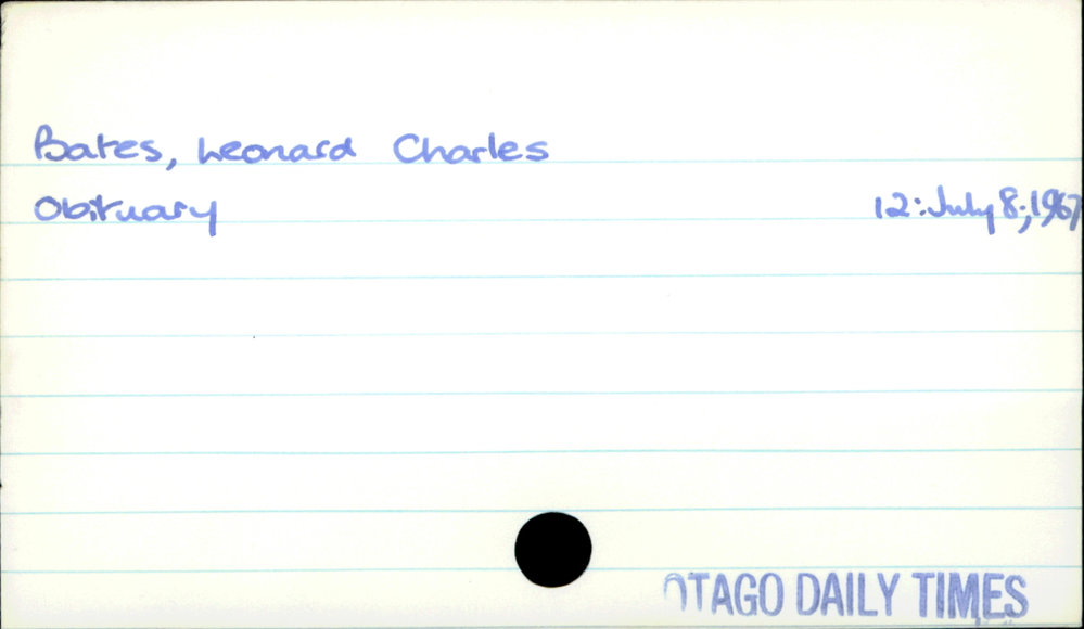 Bates, Leonard Charles