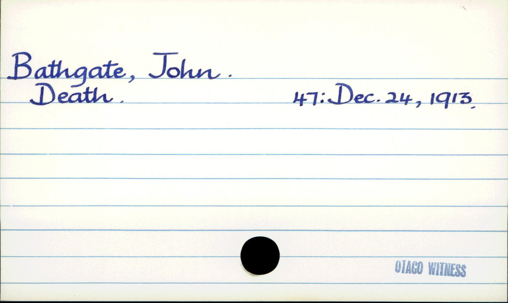 Bathgate, John