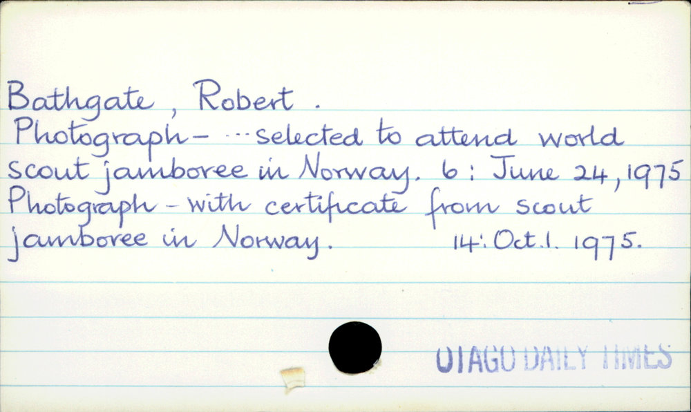 Bathgate, Robert