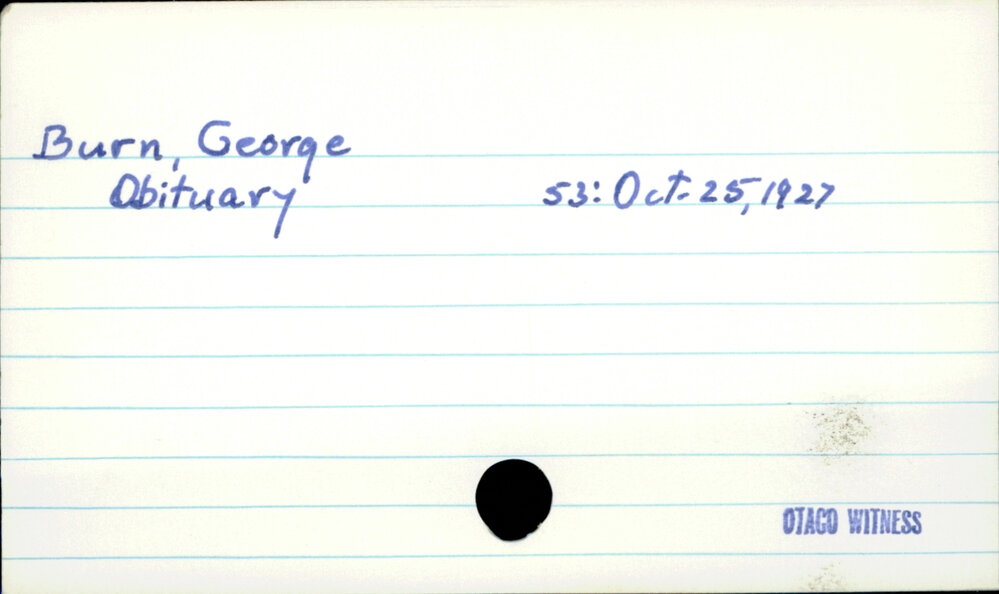 Burn, George 