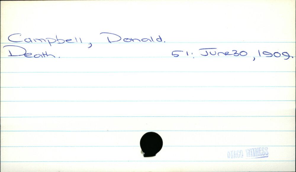 Campbell, Donald
