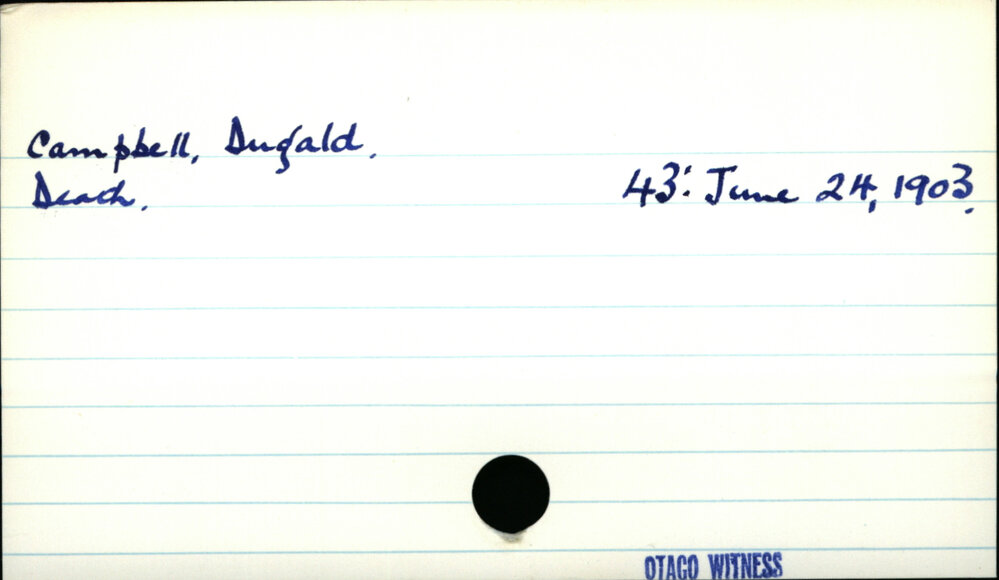Campbell, Dugald