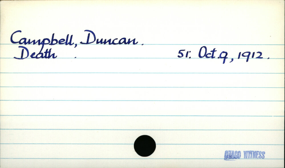 Campbell, Duncan