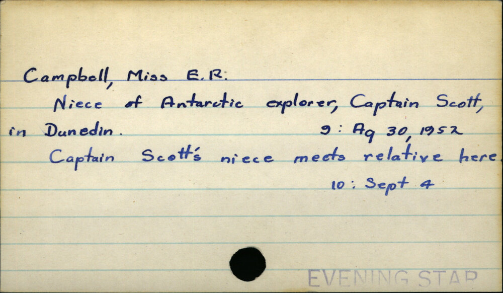 Campbell, Miss E.R.