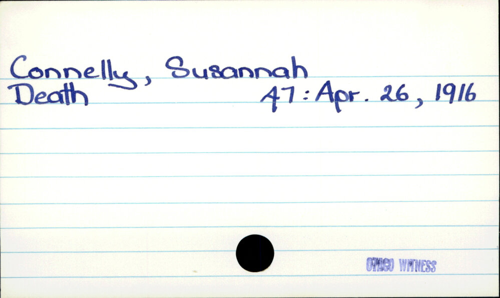 Connelly, Susannah