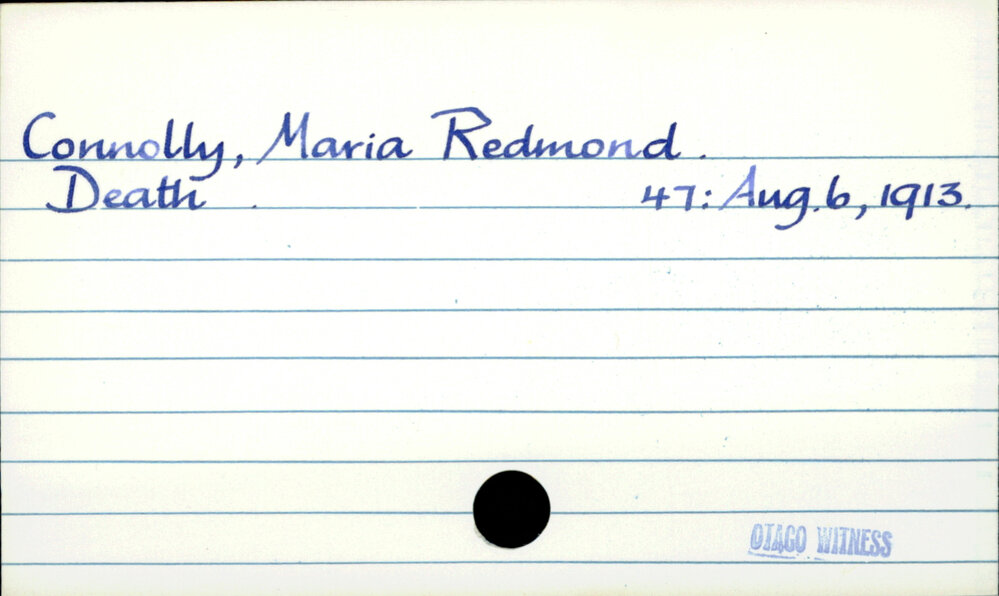 Connolly, Maria Redmond