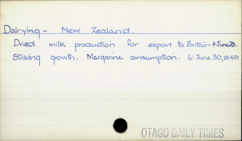 Dairying - New Zealand.