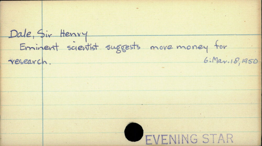 Dale, Sir Henry