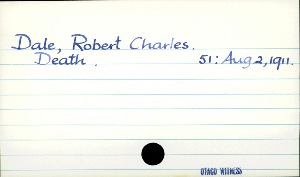 Dale, Robert Charles