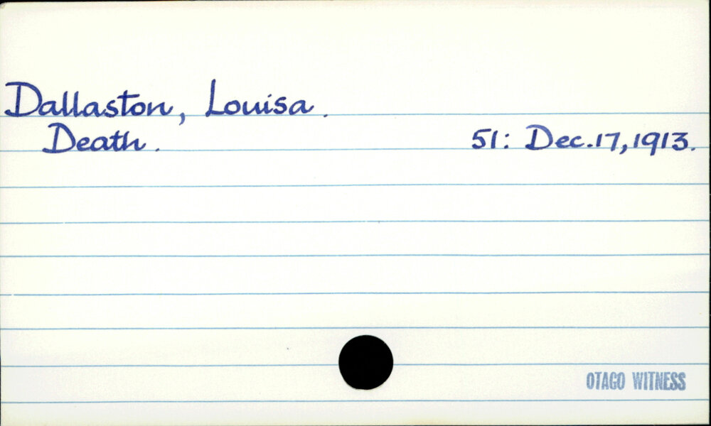 Dallaston, Louisa
