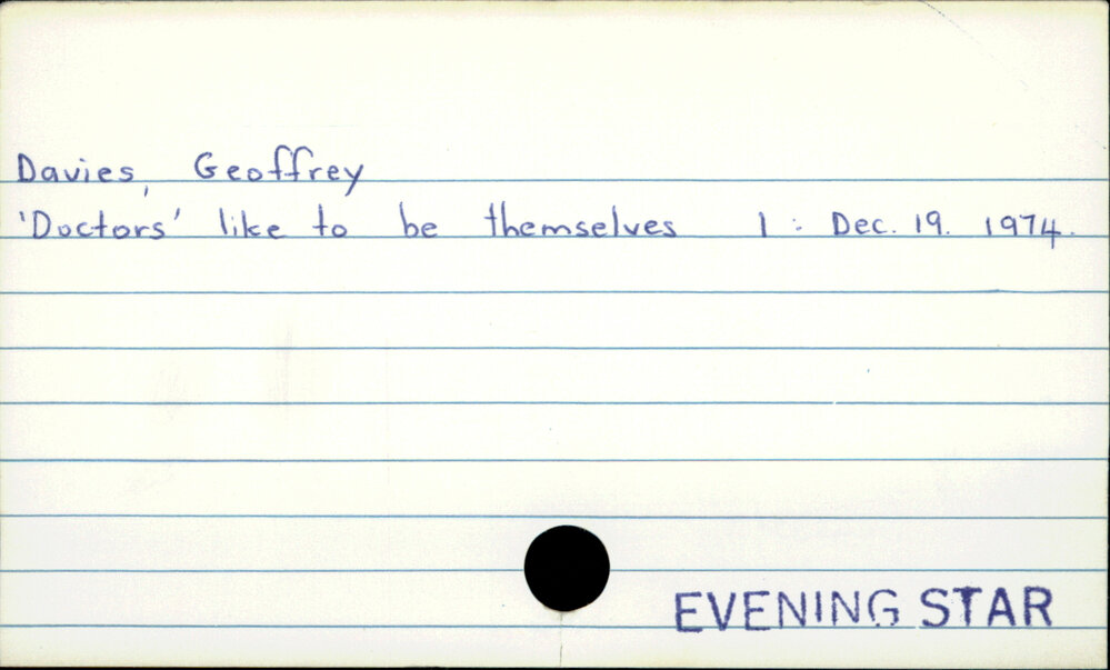 Davies, Geoffrey