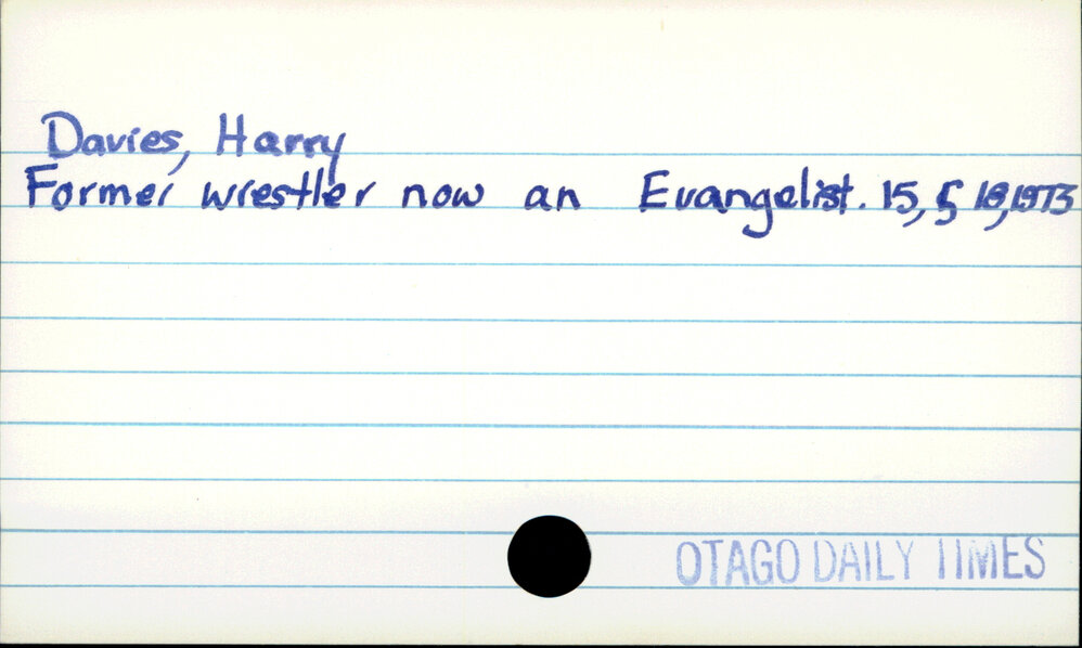 Davies, Harry