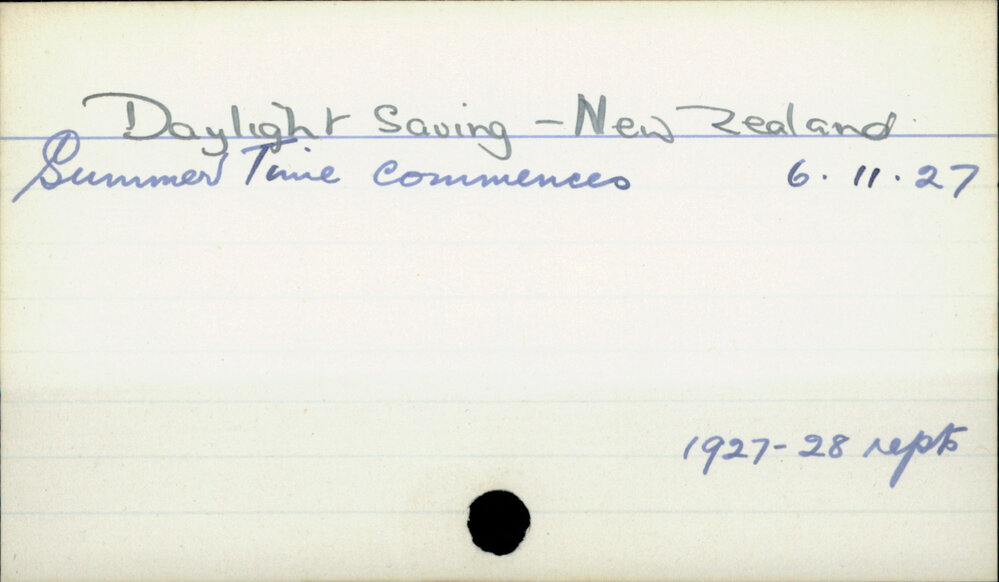 Daylight Saving - New Zealand