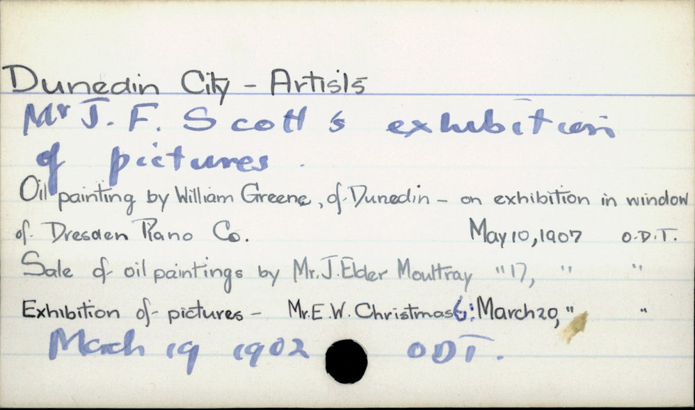 Dunedin City - Artists