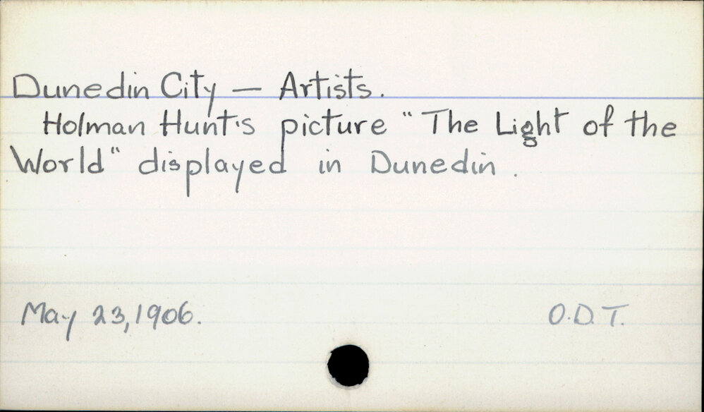 Dunedin City - Artists