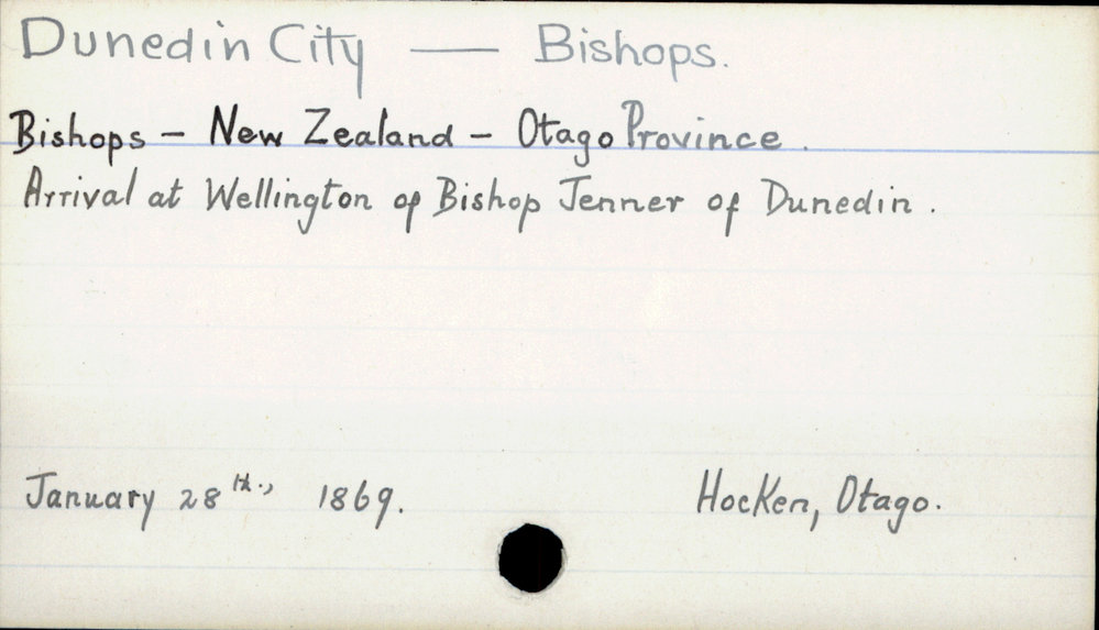 Dunedin City - Bishops