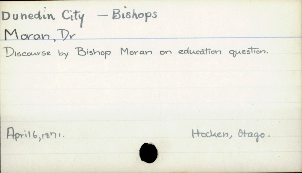 Dunedin City - Bishops
