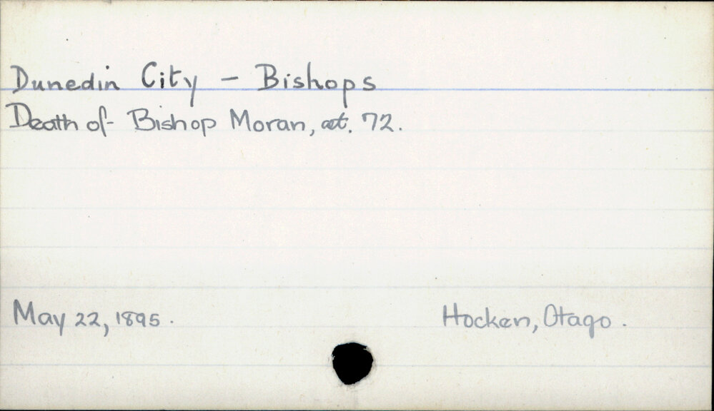 Dunedin City - Bishops