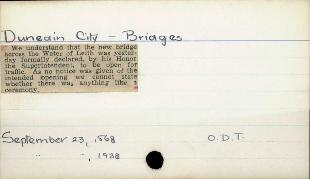 Dunedin City - Bridges