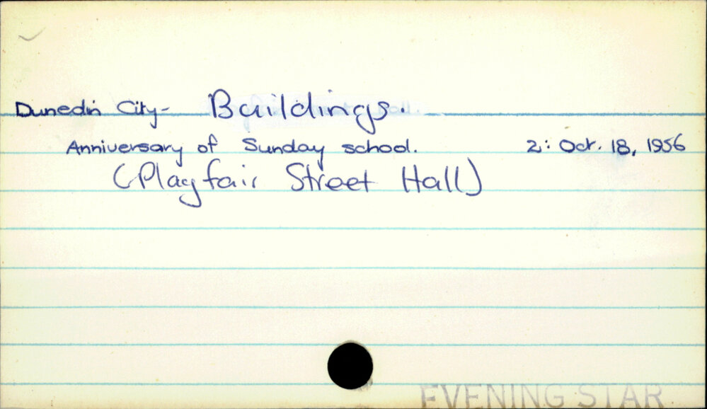 Dunedin City - Buildings