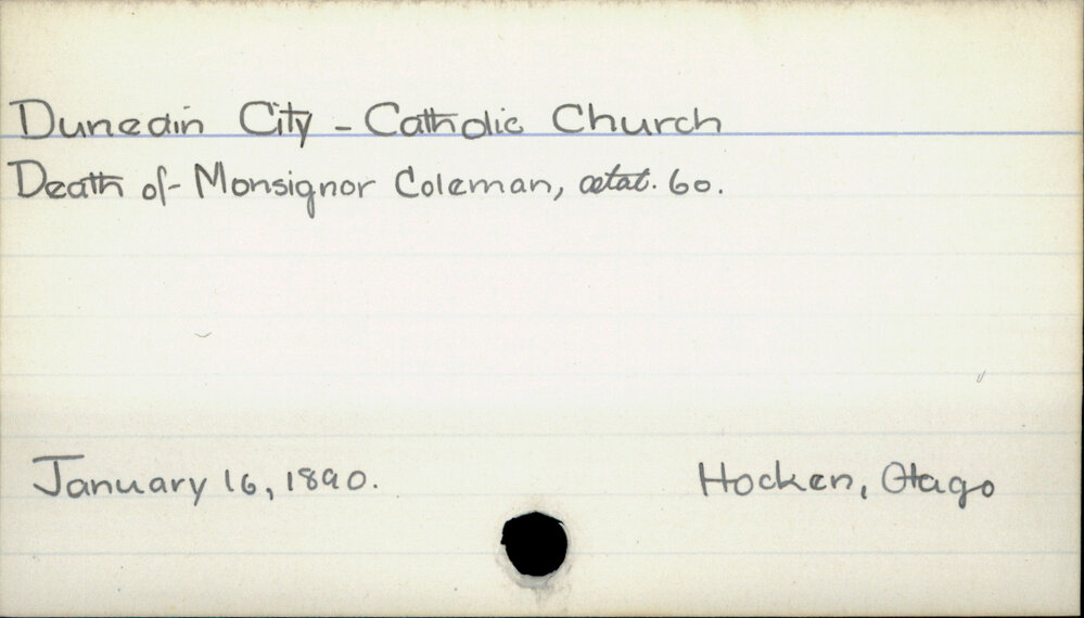 Dunedin City - Catholic Church