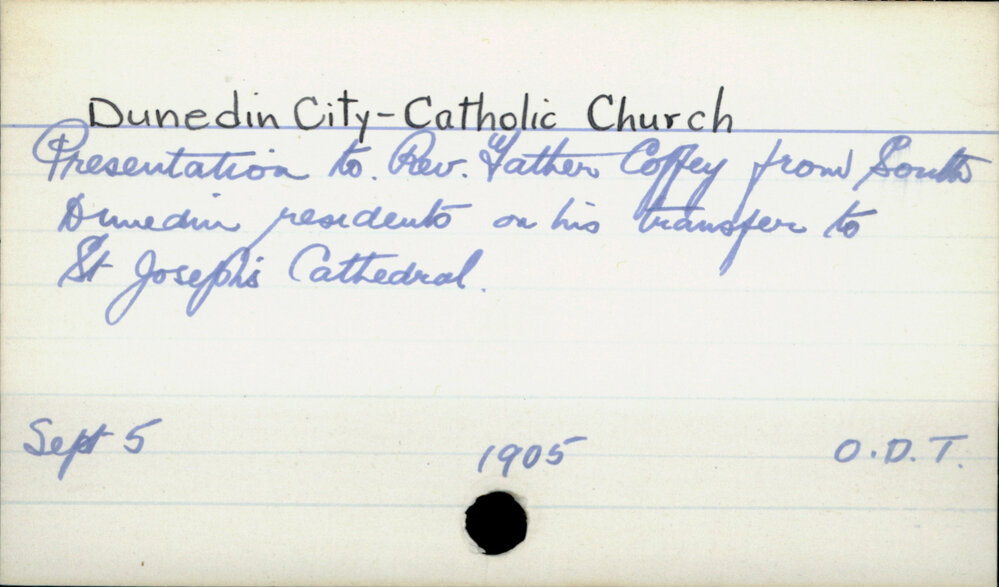 Dunedin City - Catholic Church