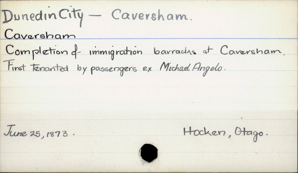 Dunedin City - Caversham.