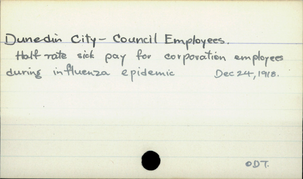 Dunedin City - Council Employees.