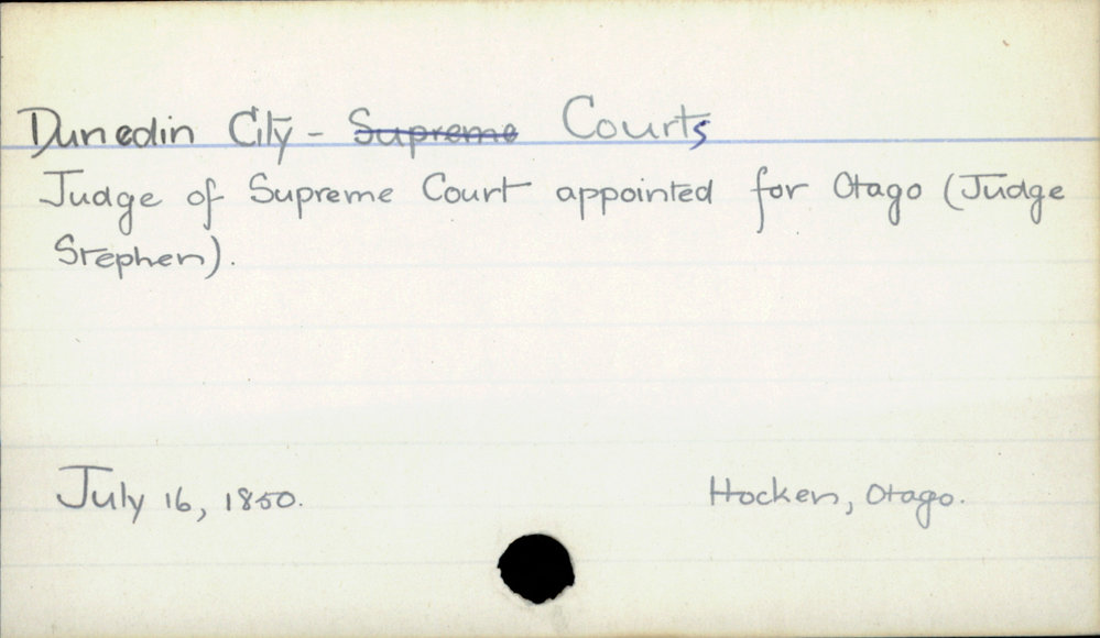 Dunedin City - Courts