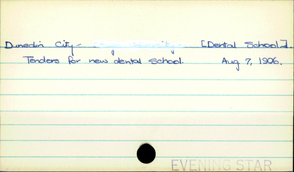 Dunedin City - Dental School