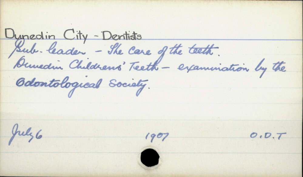 Dunedin City - Dentists